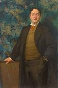 Heinrich Hellhoff Portrait des Kammersangers Paul Knupfer Spain oil painting artist